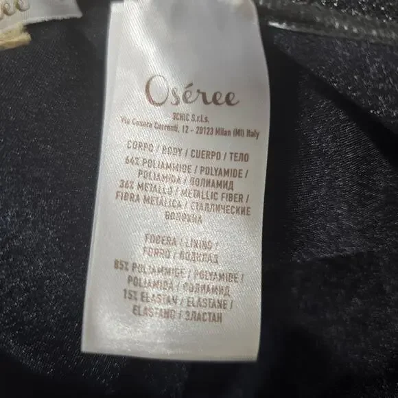 Oseree Lumiere Underwired Maillot in Black - Picture 10 of 12